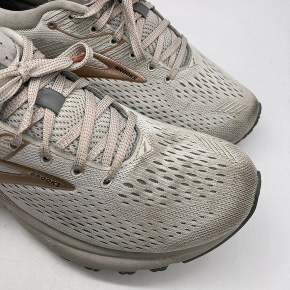 Brooks Adrenaline GTS 19 Womens Running Shoes Gray Size 10.5B - Picture 8 of 10